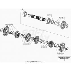 Boîte de vitessses ,arbre secondaire BETA 200 RR 2T RACING 2024 