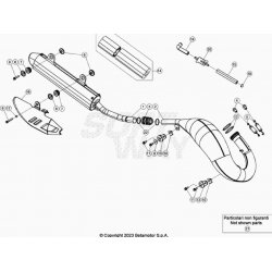 Échappement et silencieux BETA 200 RR 2T RACING 2024 