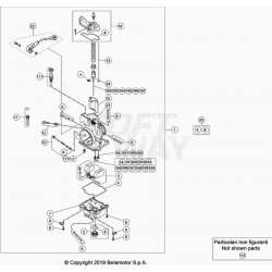 Carburateur BETA 250 RR 2T RACING 2024 