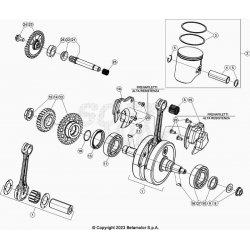 Vilebrequin et bielle BETA 300 RR 2T 2024 