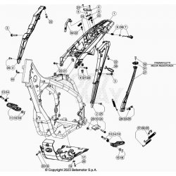 Accessoires de chassis BETA 350 RR 4T RACING 2024 
