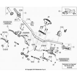 Guidon et maître cylindre BETA 350 RR 4T RACING 2024 