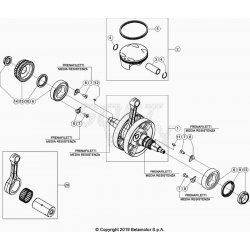 Vilebrequin et bielle BETA 430 RR 4T RACING 2024 