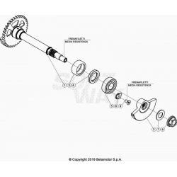 Balancier d'équilibrage moteur BETA 430 RR 4T RACING 2024 