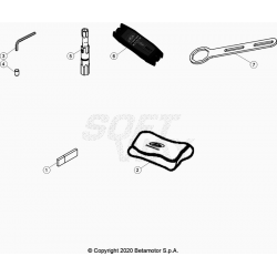 Trousse a outils BETA 480 RR 4T RACING 2024 