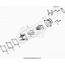 Boîte à clapets et pipe d'admission BETA 250 RR 2T XTRAINER 2023 