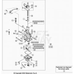 Carburateur BETA 250 RR 2T XTRAINER 2023 