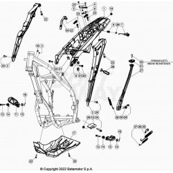 Accessoires de chassis BETA 250 RR 2T XTRAINER 2023 