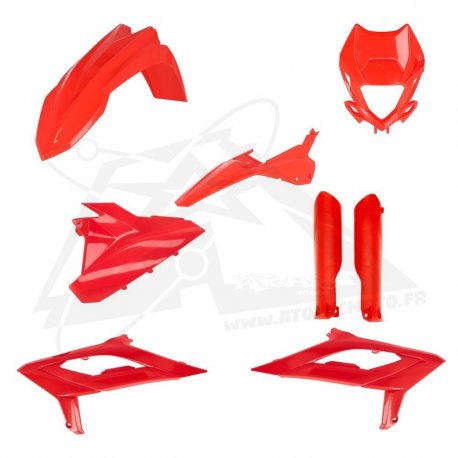 Kit plastique super complet - ACERBIS BETA - Rouge 