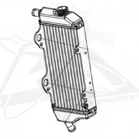 RADIATEUR GAUCHE RR 4T 