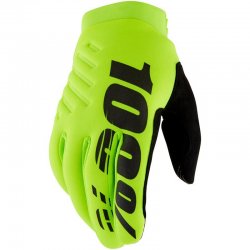Gants 100% BRISKER Rose Fluo 