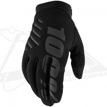 Gants Enfant 100% RIDECAMP Noir 