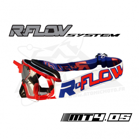 Masque R-FLOW MT4.05 - Bleu, Rouge et blanc 