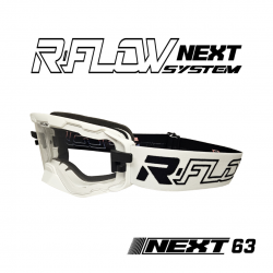 Masque R-FLOW NEXT 63 Blanc et noir Full pack 