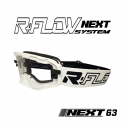 Masque R-FLOW NEXT 63 Blanc et noir Full pack
