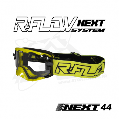 Masque R-FLOW NEXT 44 Jaune et Noir Full pack 