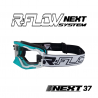 Masque R-FLOW NEXT 37 Blanc et Bleu Full pack
