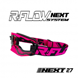 Masque R-FLOW NEXT 27 Rose et noir Full pack 