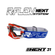 Masque R-FLOW NEXT 31 Bleu Rouge et Blanc Full pack 