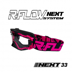 Masque R-FLOW NEXT 33 Rose et Noir Full pack 