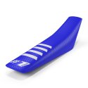 Housse de selle ONEGRIPPER RIBBED bleu et blanc
