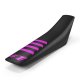 Housse de selle ONEGRIPPER RIBBED noir et rose