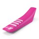 Housse de selle ONEGRIPPER RIBBED rose et blanc 