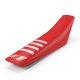 Housse de selle ONEGRIPPER RIBBED rouge et blanc