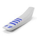 Housse de selle ONEGRIPPER RIBBED blanc et bleu