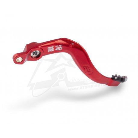 Pédale de frein arrière S3 BETA rouge vis fixation 8mm 
