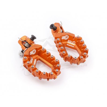 Kit repose-pieds S3 HR SOLID orange 