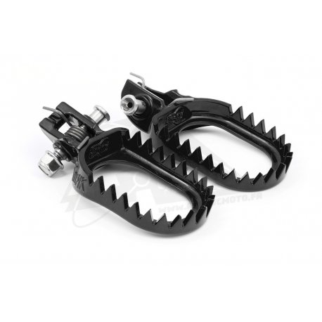 Repose-pieds PUNK S3 noir pour KTM/HQV/GASGAS 