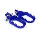 Repose-pieds PUNK S3 bleu pour KTM/HQV/GASGAS 