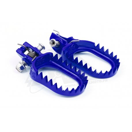 Repose-pieds PUNK S3 bleu pour KTM/HQV/GASGAS 