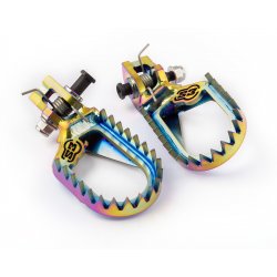 Repose-pieds moto S3 PUNK en titane pour KTM/HQV/GASGAS 