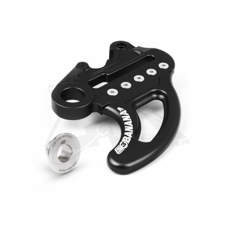 Protège disque de frein arrière S3 BANANA noir pour KTM/HQV/GASGAS et SHERCO 
