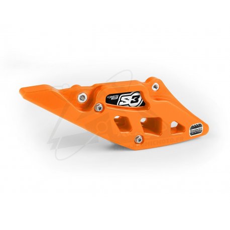 Guide chaîne S3 spécial Hard Enduro hyper renforcé pour KTM/ Husqvarna/ GASGAS Tbi orange 