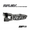 Masque R-FLOW GP 01 Gris&nbsp;/noir – écran RFLOW