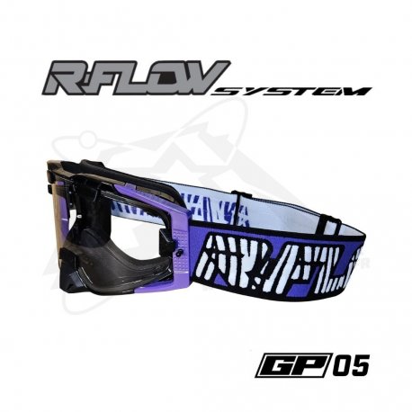 Masque R-FLOW GP 05 violet zébré – écran RFLOW 