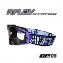 Masque R-FLOW GP 05 violet zébré – écran RFLOW