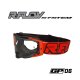 Masque R-FLOW GP 06 rouge/noir – écran clair 