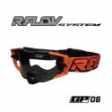 Masque R-FLOW GP 06 rouge/noir – écran RFLOW