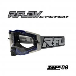 Masque R-FLOW GP 09 gris/bleu – écran RFLOW 