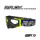 Masque R-FLOW GP 10 jaune fluo/bleu – écran clair 