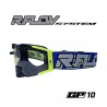 Masque R-FLOW GP 10 jaune fluo/bleu – écran RFLOW