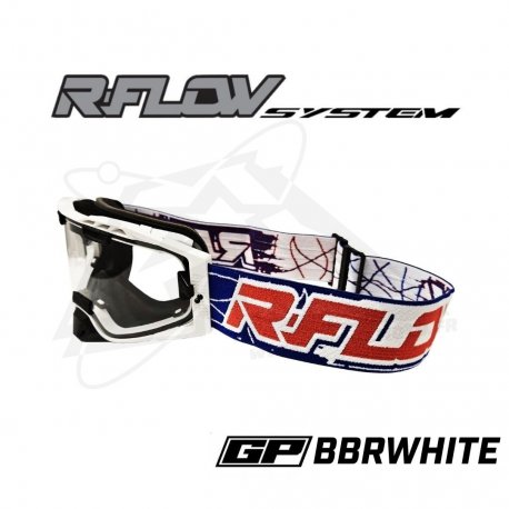 Masque R-FLOW GP BBR WHITE – écran RFLOW 