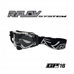 Masque R-FLOW GP 16 blanc/noir – écran RFLOW 