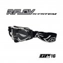 Masque R-FLOW GP 16 blanc/noir – écran RFLOW