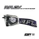 Masque R-FLOW GP 11 blanc/violet – écran RFLOW 