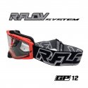 Masque R-FLOW GP 12 noir/orange – écran clair